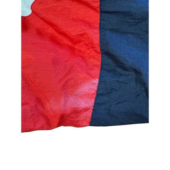 Vtg 90s Lavon Color block Windbreaker Jacket Nylon Sz Small Retro Sport Red Blue - Picture 4 of 11